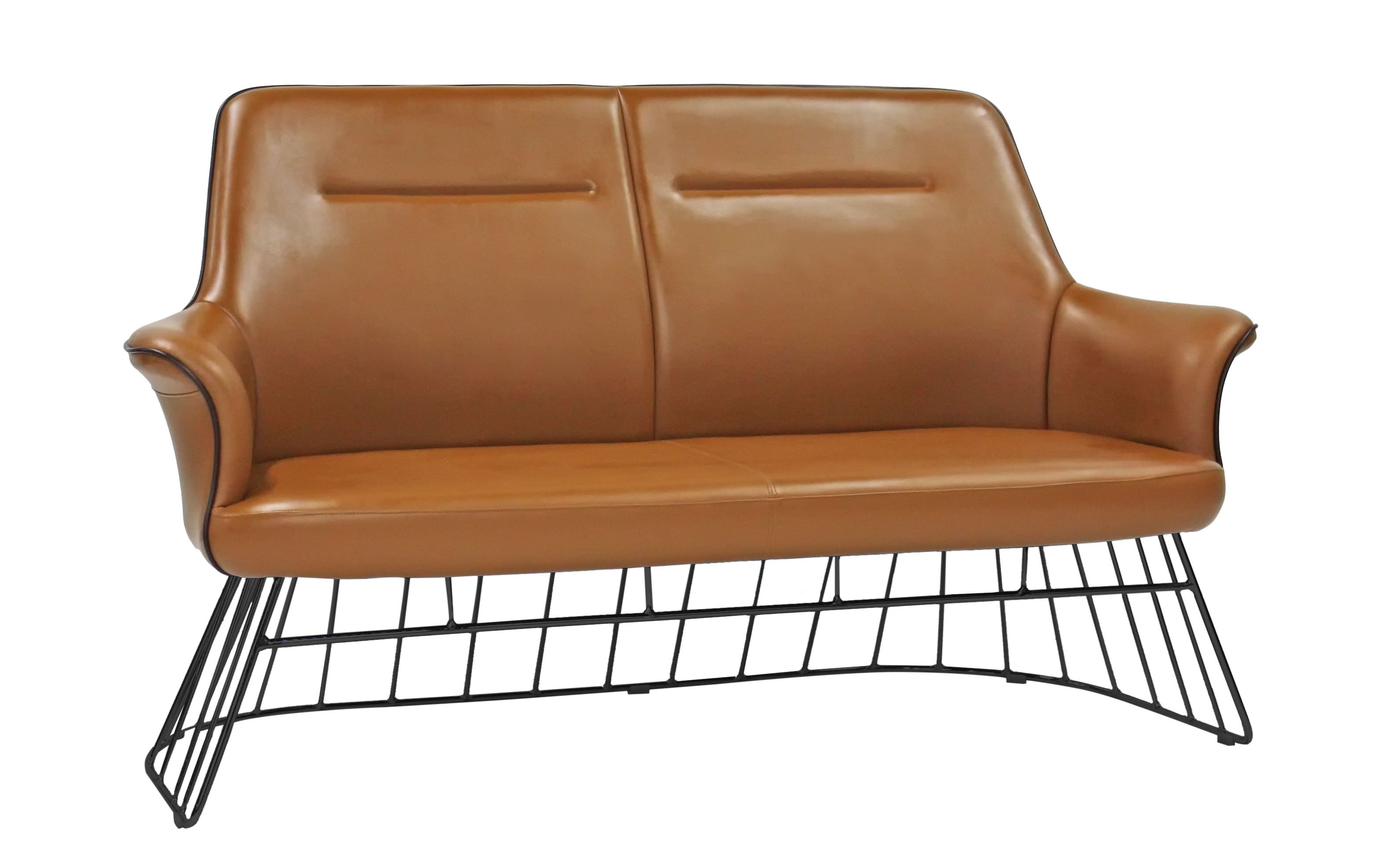 Vino Boyalı Metal Ayaklı Misafir Koltukları