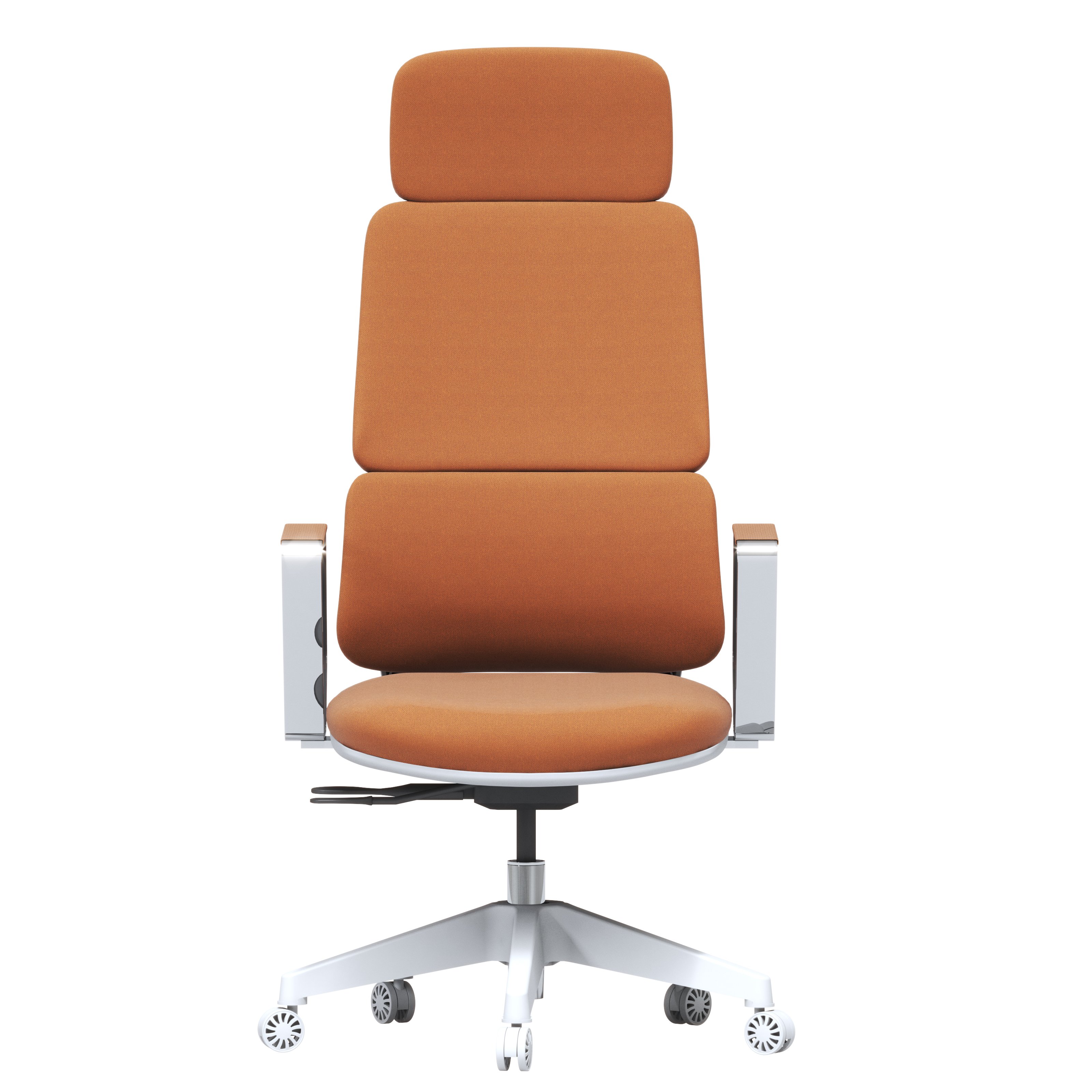 Boss Beyaz Plastik Gövdeli Krom Kollu Plastik Ayaklı Yönetici Koltukları