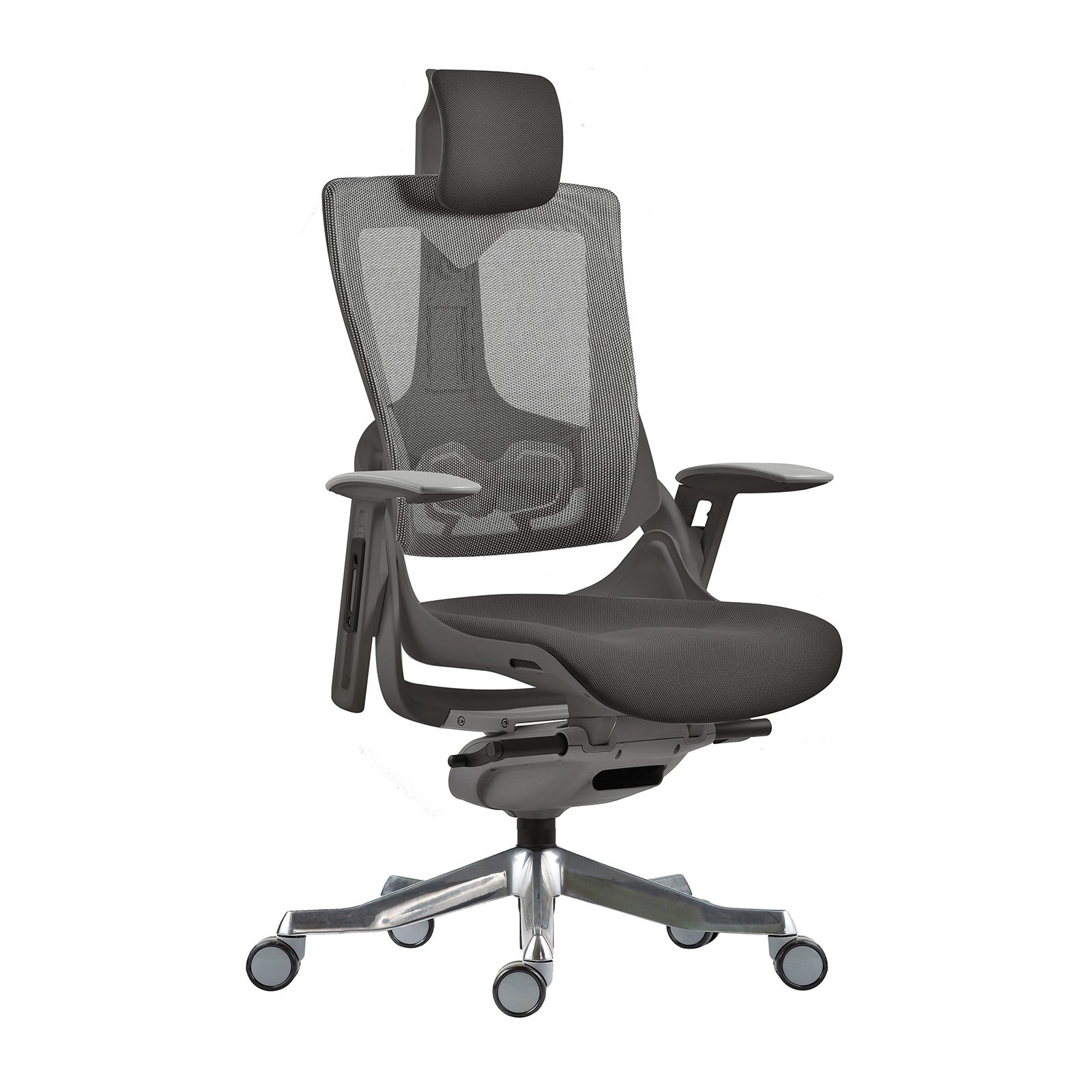 Wau Plastik Kollu Alüminyum Ayaklı Fileli Koltuklar